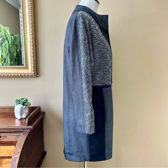 Lululemon Car Coat Black Gray Luon Snap Front Long Jacket Size Small - Picture 10 of 16